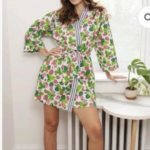 Floral Print Women's Robe